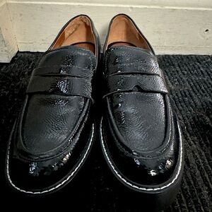 FrancoSarto Size 7 Platform Patent Loafers